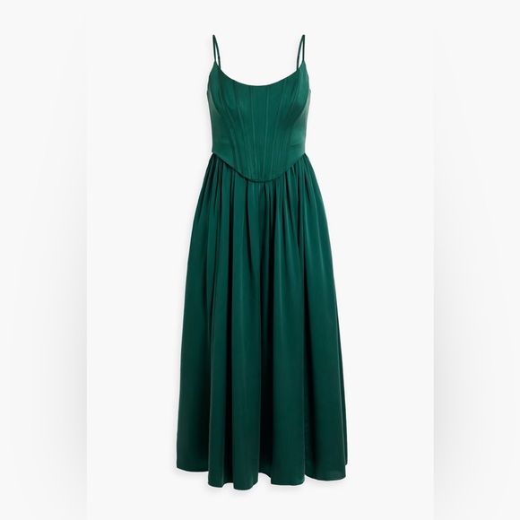 NWWHT ZIMMERMAN SILK MIDI DRESS - Picture 3 of 5